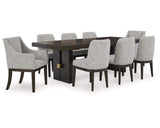 Burkhaus Dining Table and 8 Chairs