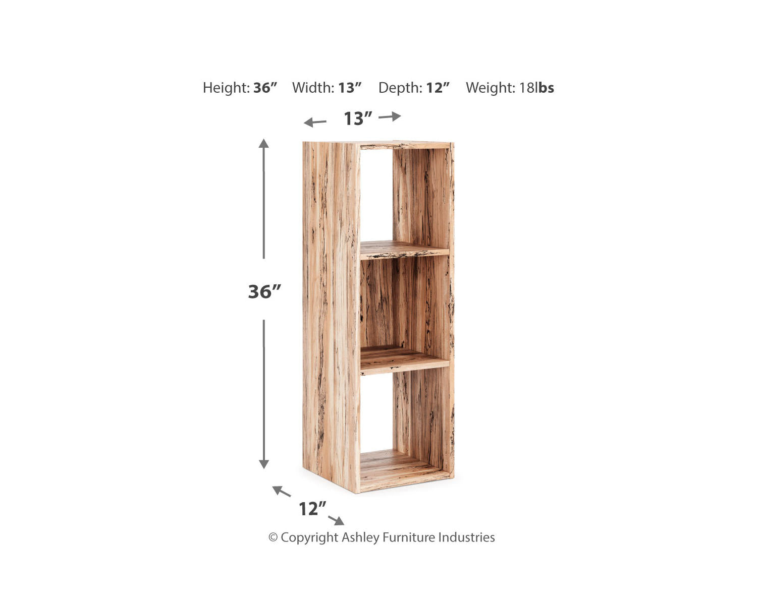 Piperton Three Cube Organizer