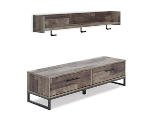 Neilsville Bench with Coat Rack