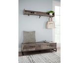 Neilsville Bench with Coat Rack