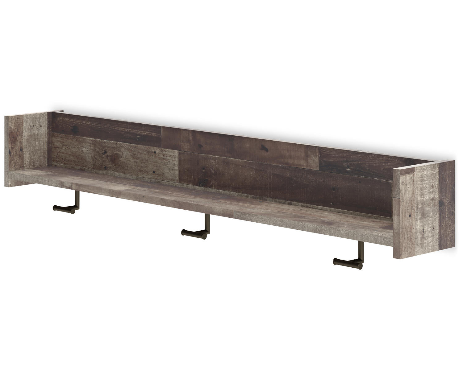Neilsville Wall Mounted Coat Rack with Shelf