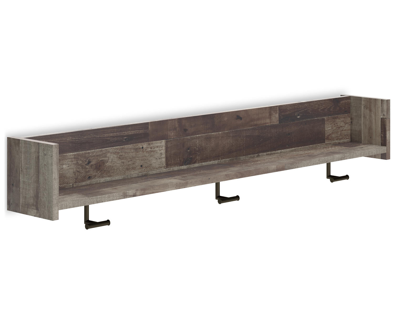 Neilsville Wall Mounted Coat Rack with Shelf