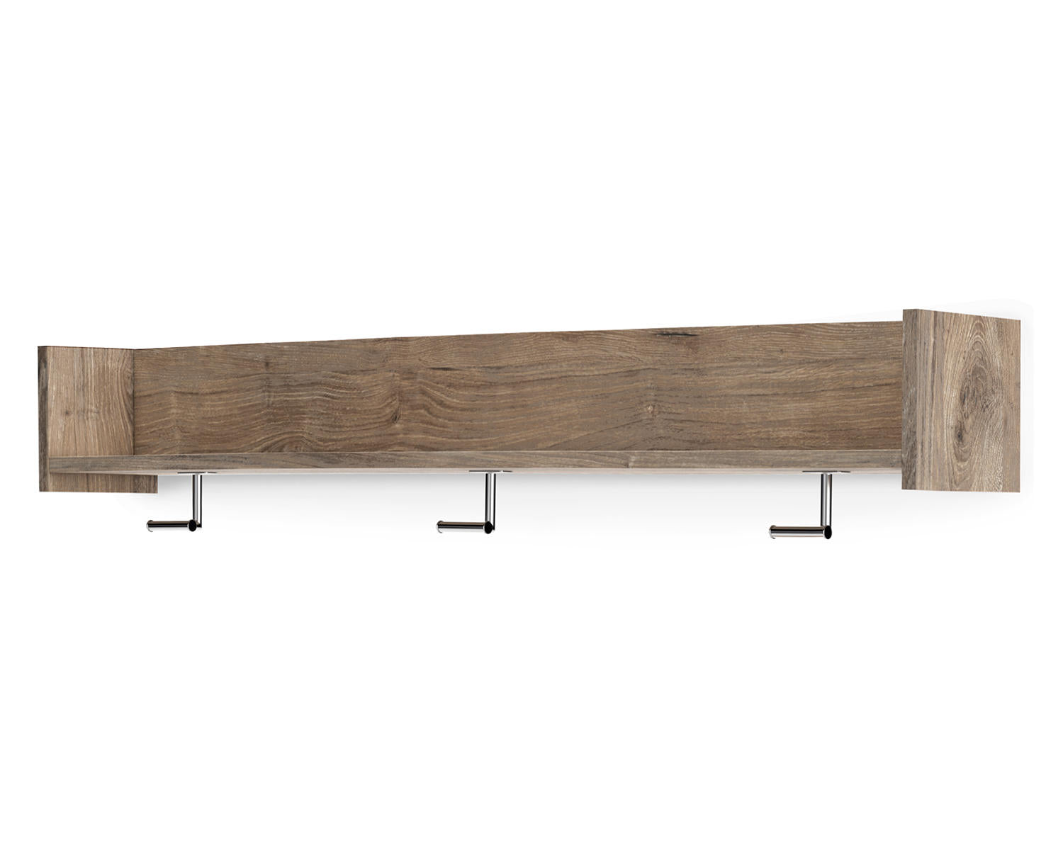 Oliah Wall Mounted Coat Rack with Shelf