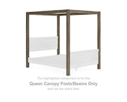 Shallifer Queen Canopy Posts/Beams