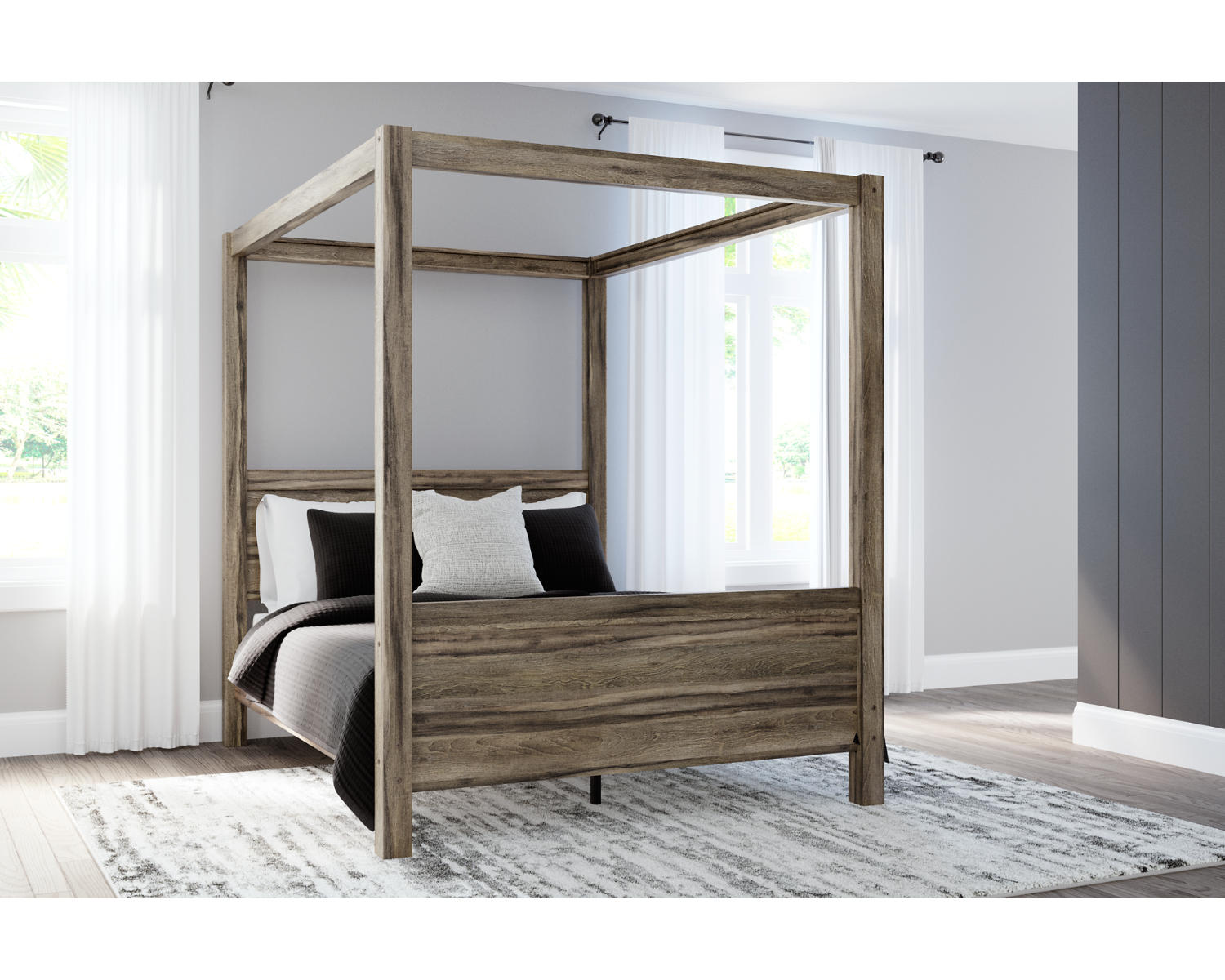 Shallifer Queen Canopy Bed