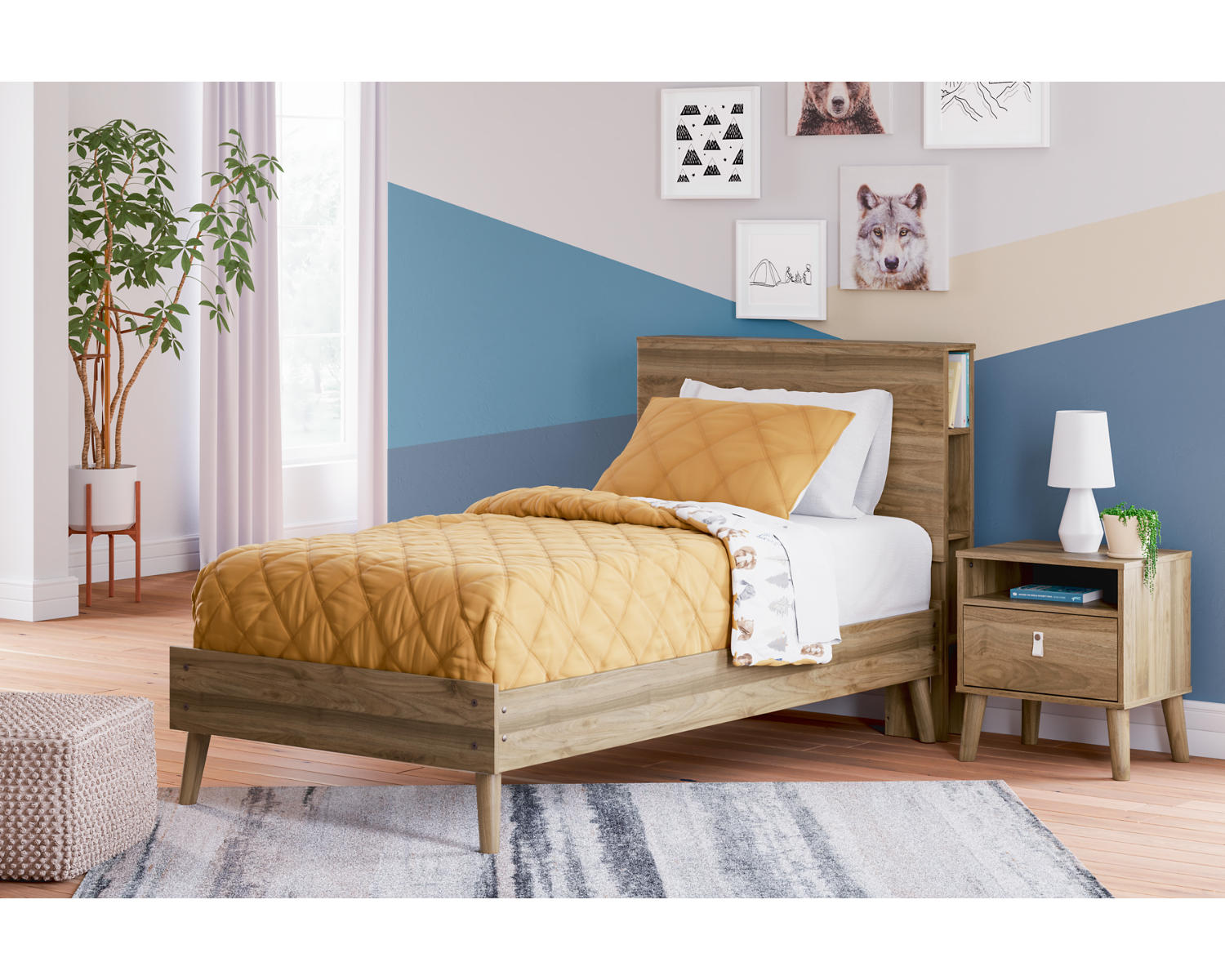 Aprilyn Twin Bookcase Bed