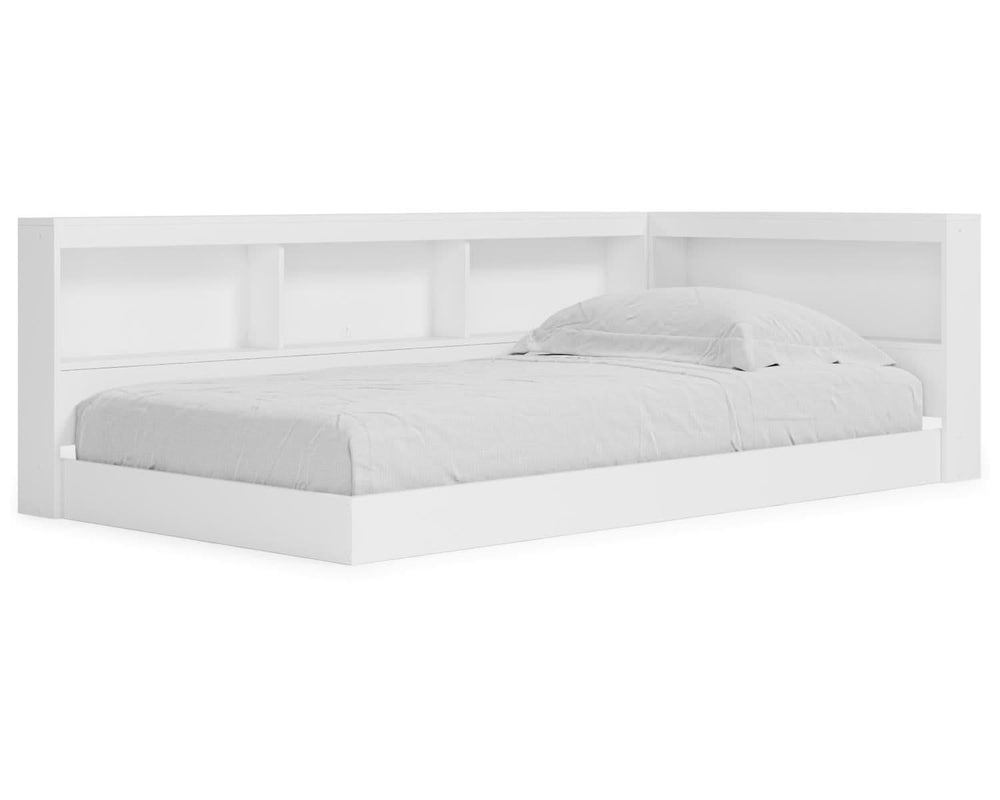 Cama con librería y almacenamiento Piperton Twin