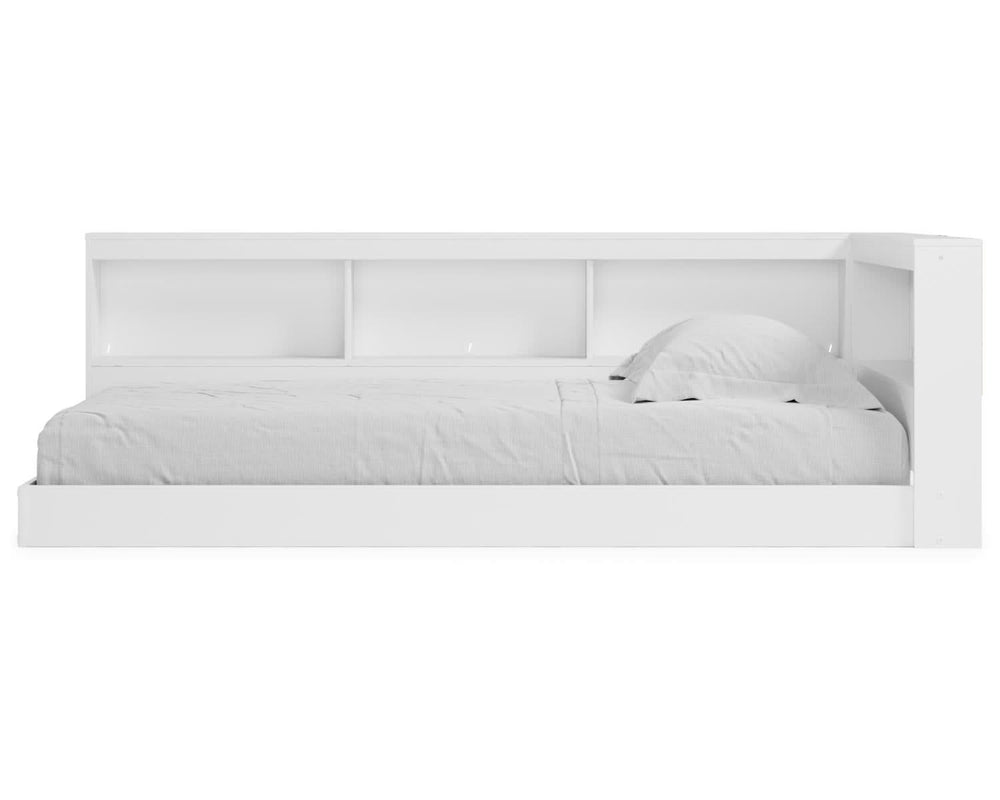 Cama con librería y almacenamiento Piperton Twin