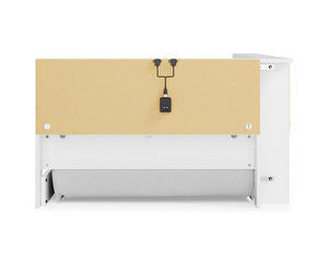 Cama con librería y almacenamiento Piperton Twin