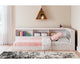 Cama con librería y almacenamiento Piperton Twin