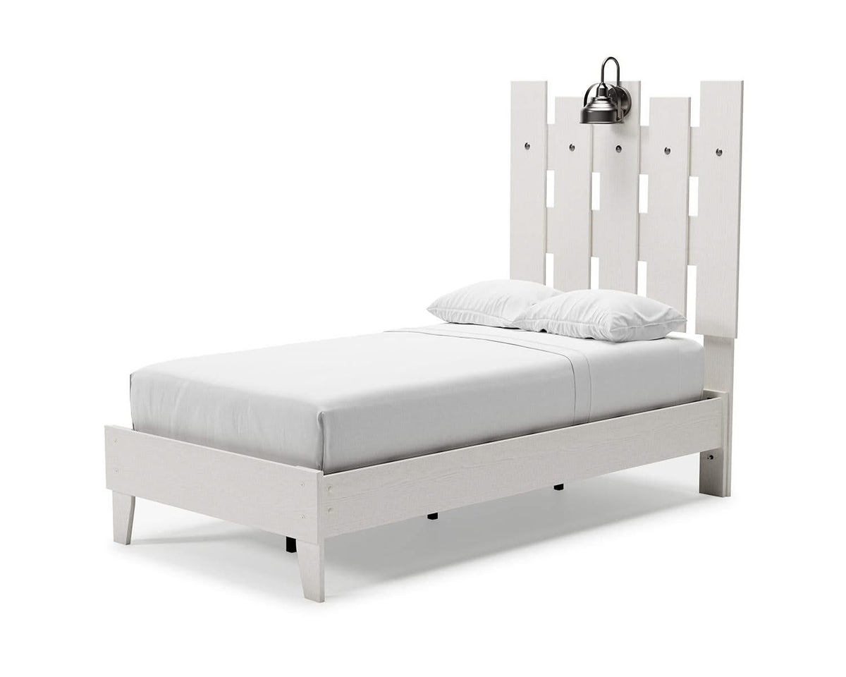Cama de plataforma con paneles dobles Vaibryn