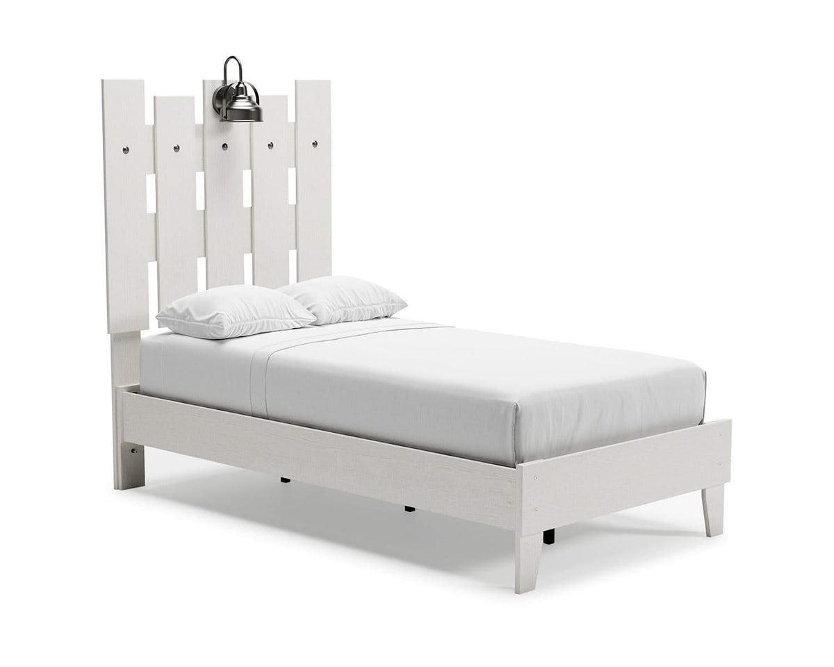 Cama de plataforma con paneles dobles Vaibryn