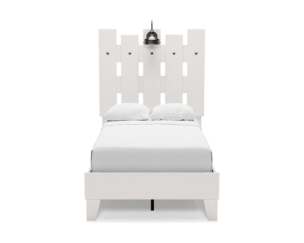 Cama de plataforma con paneles dobles Vaibryn