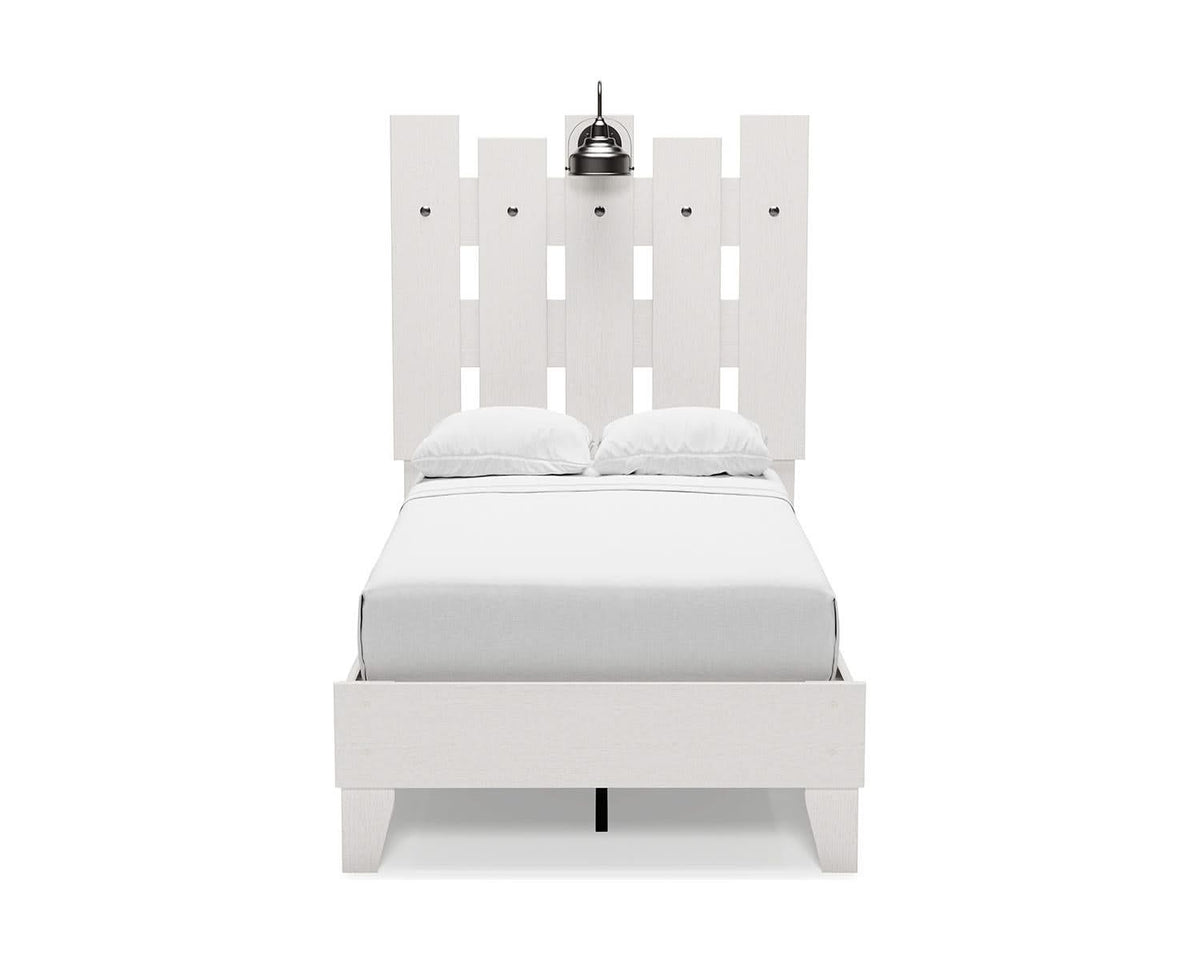 Cama de plataforma con paneles dobles Vaibryn