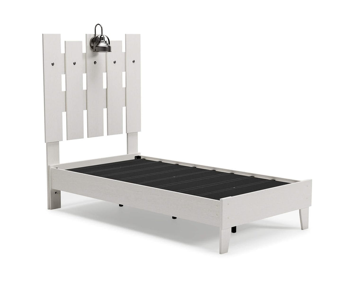 Cama de plataforma con paneles dobles Vaibryn