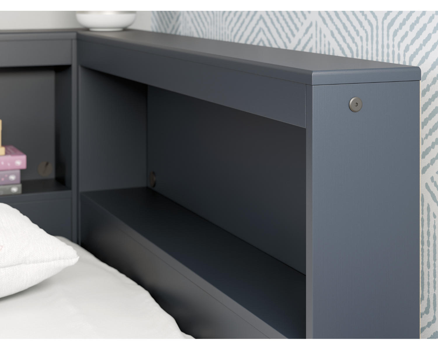 Simmenfort Twin Bookcase Storage Bed