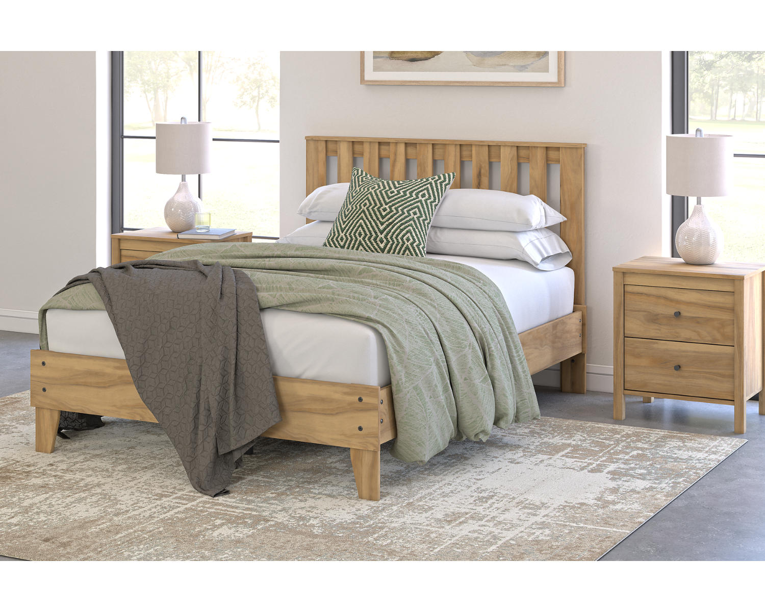 Bermacy Full Platform Panel Bed