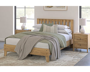 Cama con plataforma Bermacy Queen