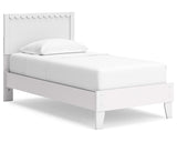 Cama con plataforma y dos paneles Hallityn