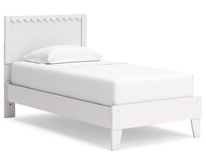Cama con plataforma y dos paneles Hallityn