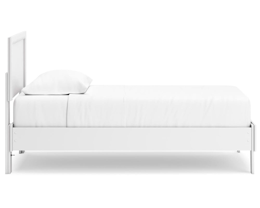 Cama con plataforma y dos paneles Hallityn