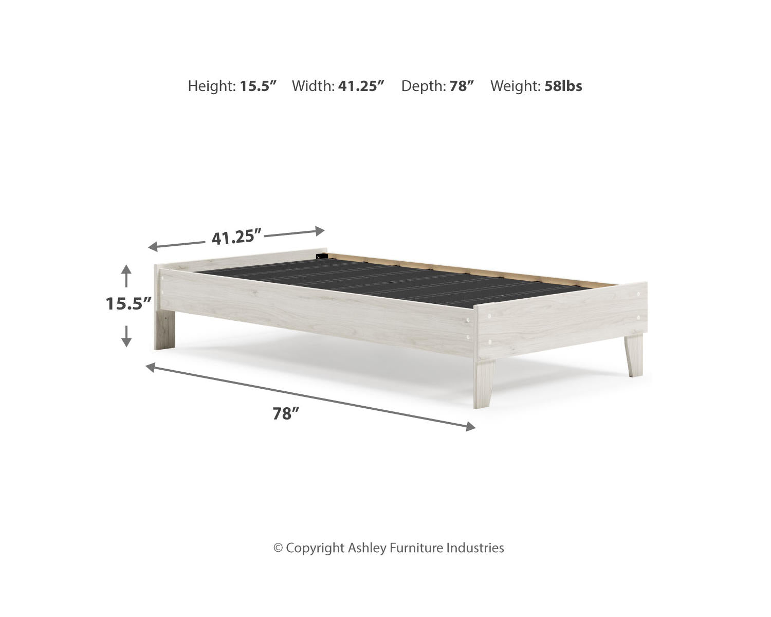 Socalle Twin Platform Bed