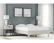 Socalle Queen Platform Bed and Nightstand