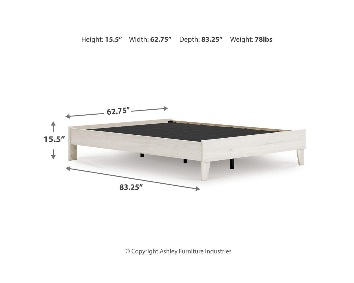 Cama Queen con plataforma Socalle