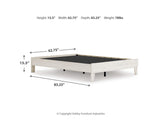 Cama Queen con plataforma Socalle