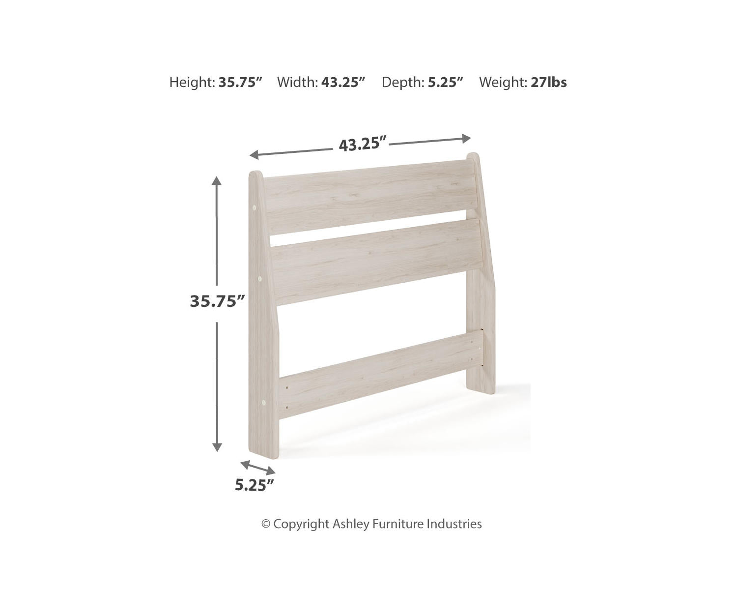 Socalle Twin Panel Headboard