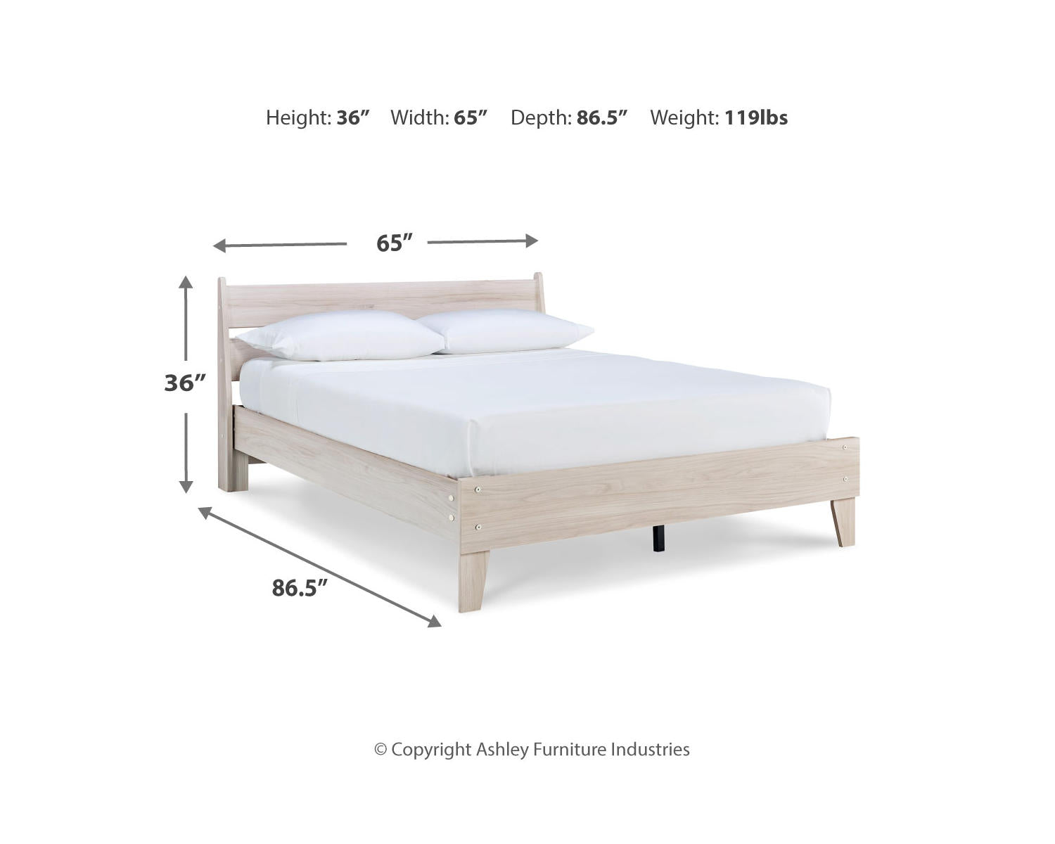 Socalle Queen Panel Platform Bed