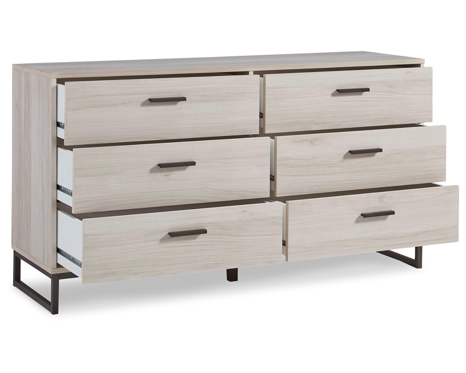 Socalle Queen Panel Platform Bed with Dresser and Nightstand