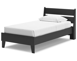 Cama de plataforma con dos paneles Socalle