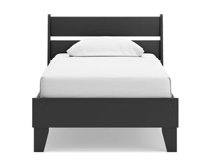 Cama de plataforma con dos paneles Socalle