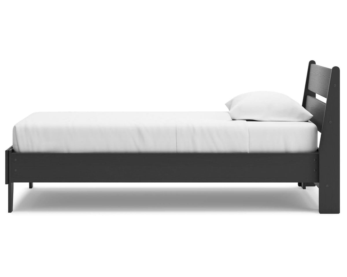 Cama de plataforma con dos paneles Socalle