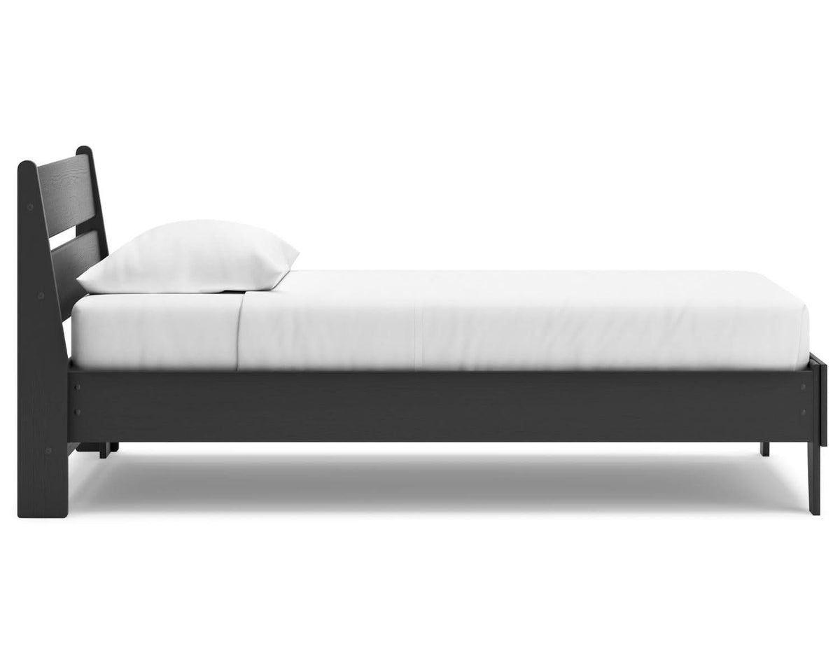 Cama de plataforma con dos paneles Socalle