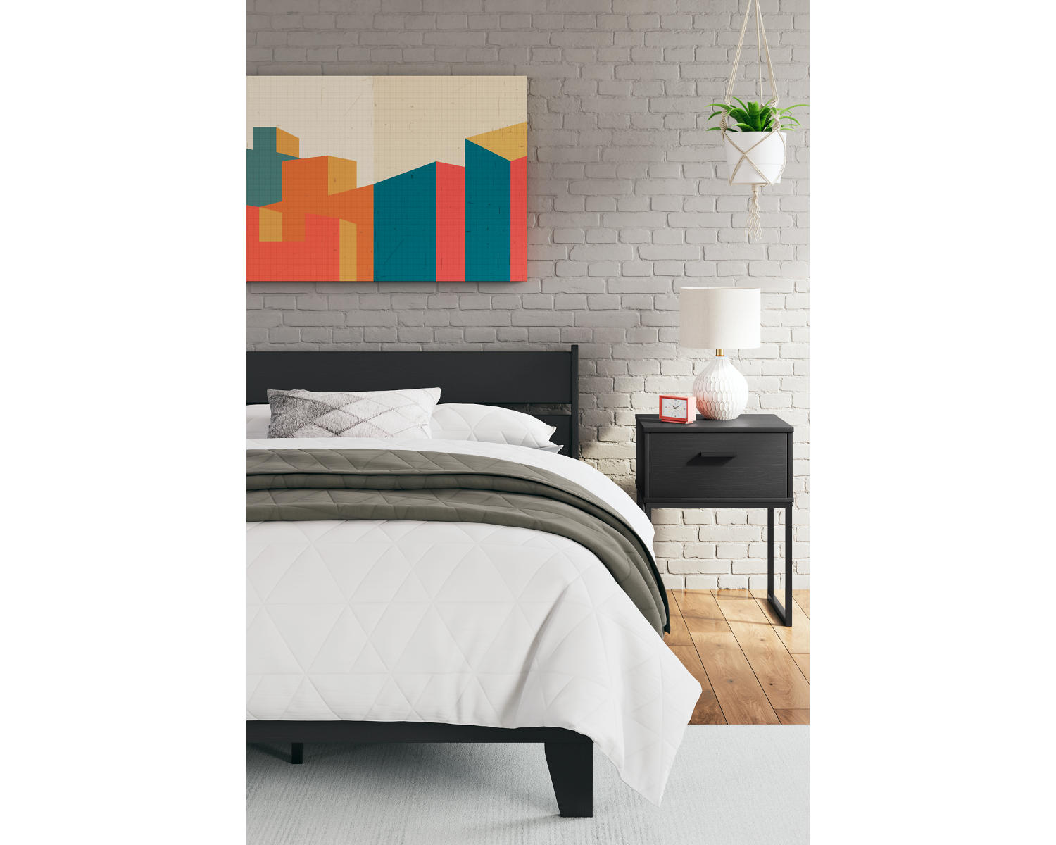 Socalle Full Panel Platform Bed