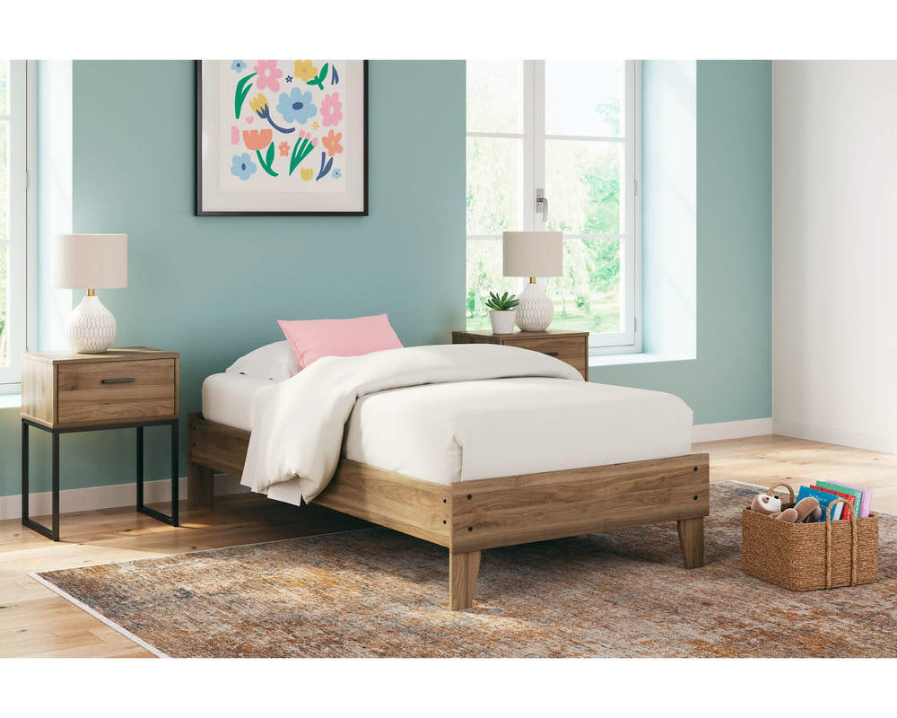 Cama de plataforma doble Deanlow