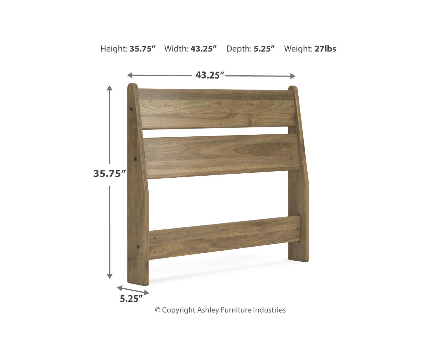 Deanlow Twin Panel Headboard
