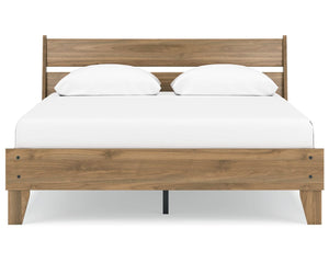 Cama Queen con plataforma y paneles Deanlow