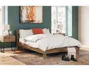 Deanlow Queen Platform Panel Bed
