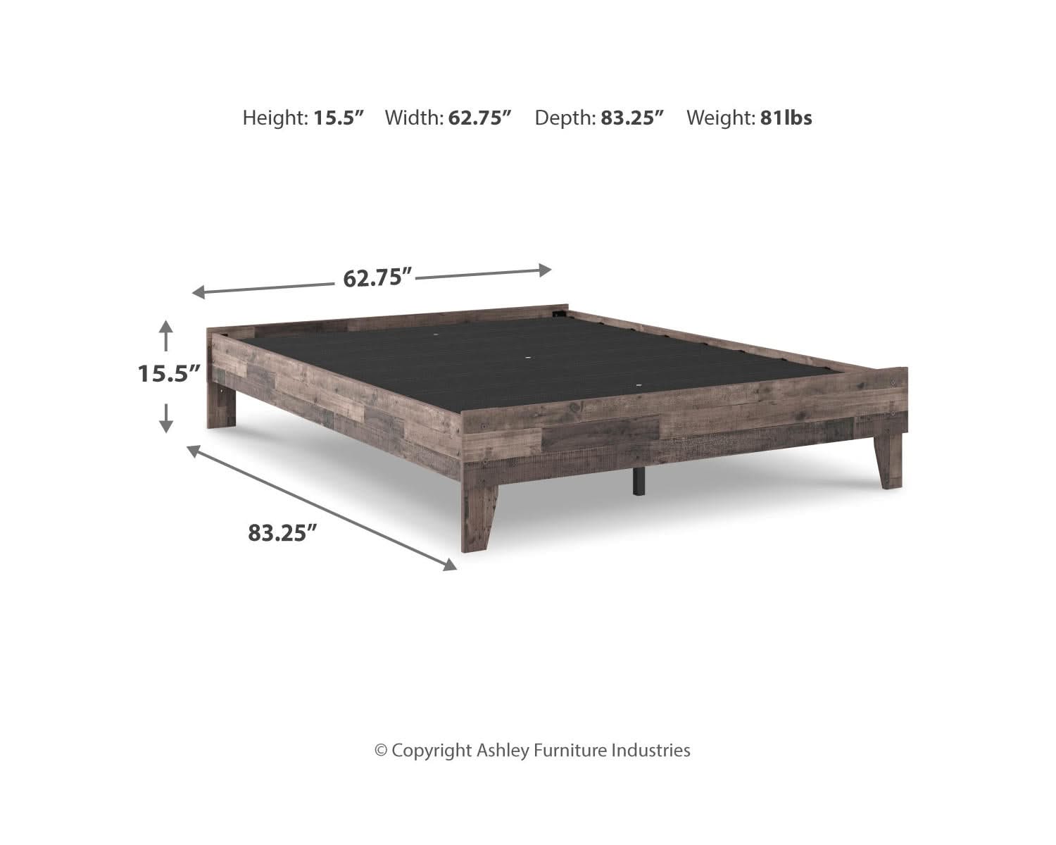 Neilsville Queen Platform Bed