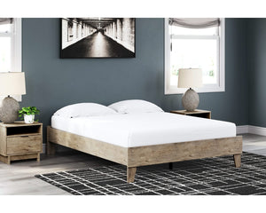 Cama Queen con plataforma Oliah