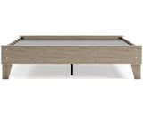 Cama Queen con plataforma Oliah