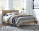 Cama Queen con plataforma y paneles Oliah