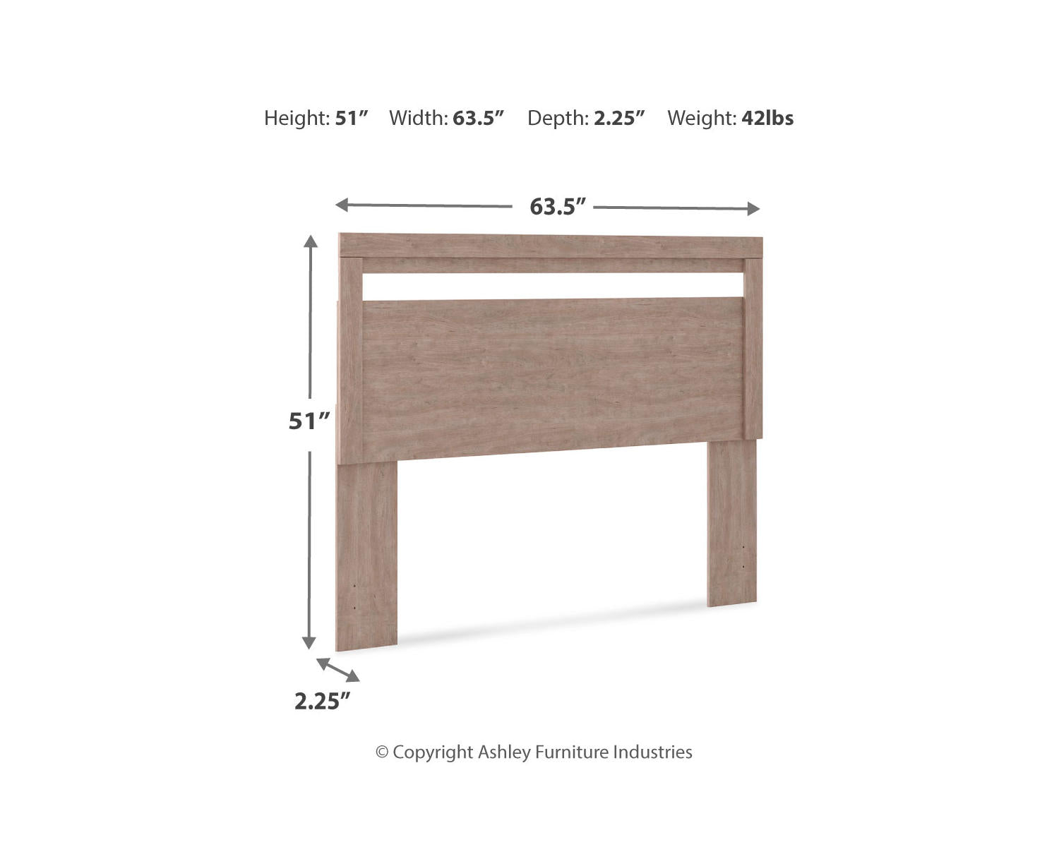 Flannia Queen Panel Headboard