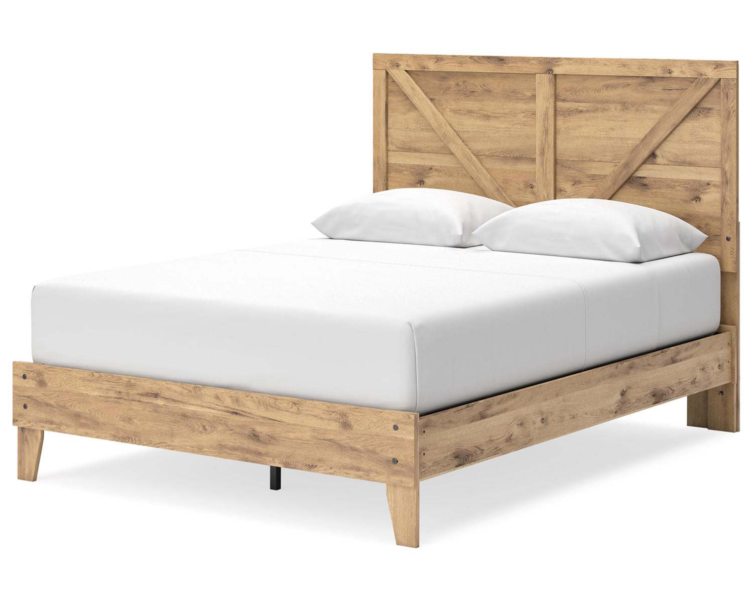 Larstin Queen Crossbuck Panel Platform Bed