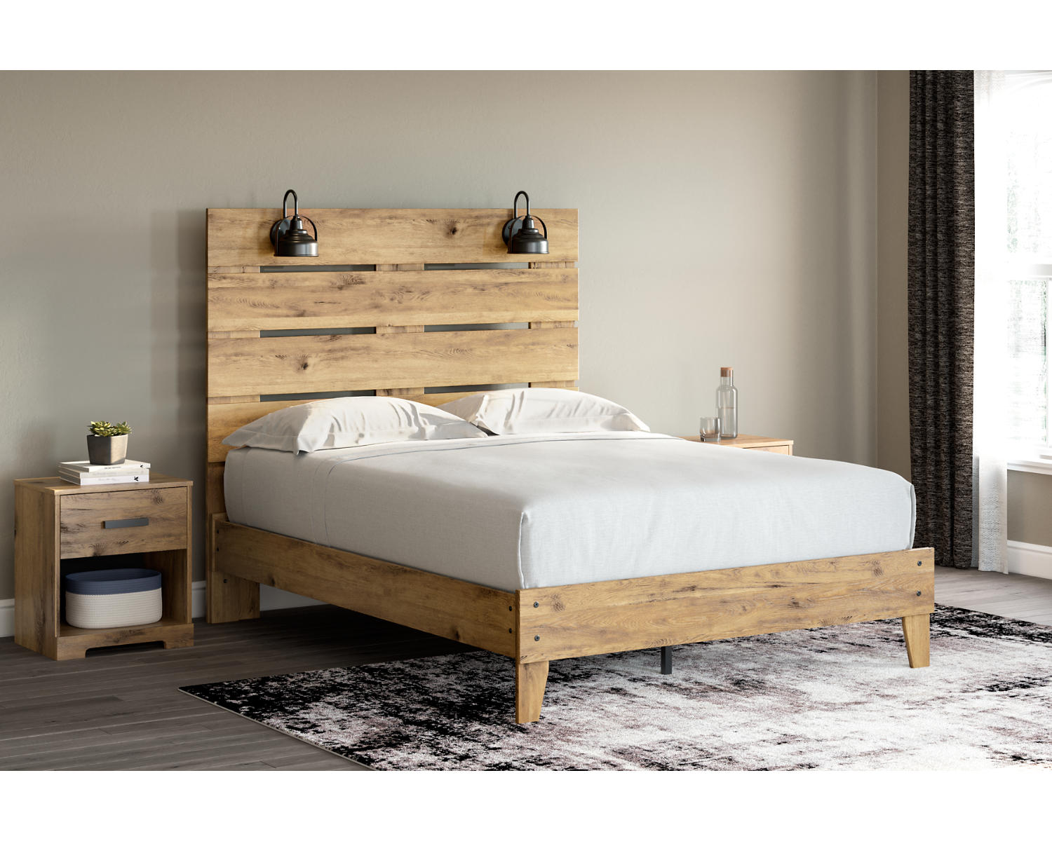 Larstin Queen Panel Platform Bed
