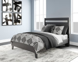 Cama de plataforma con paneles completos Finch