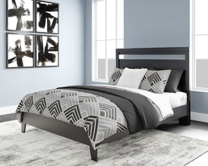 Cama Finch Queen con plataforma y paneles